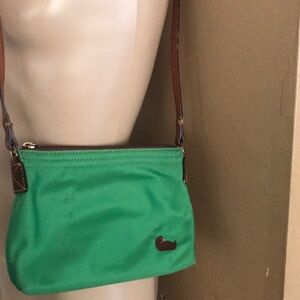 Dooney green vinyl bag